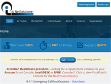 Tablet Screenshot of iqnetsolutions.com